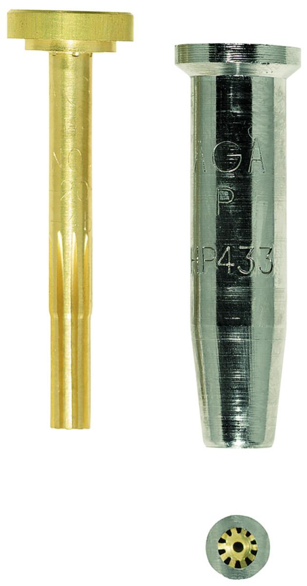 Leikkaussuutin Aga HP 433 - propaani X11 -sarjaan - LEIKKAUSSUUTIN PROP.X11 AGA HP 433-3 2KPL/PAK