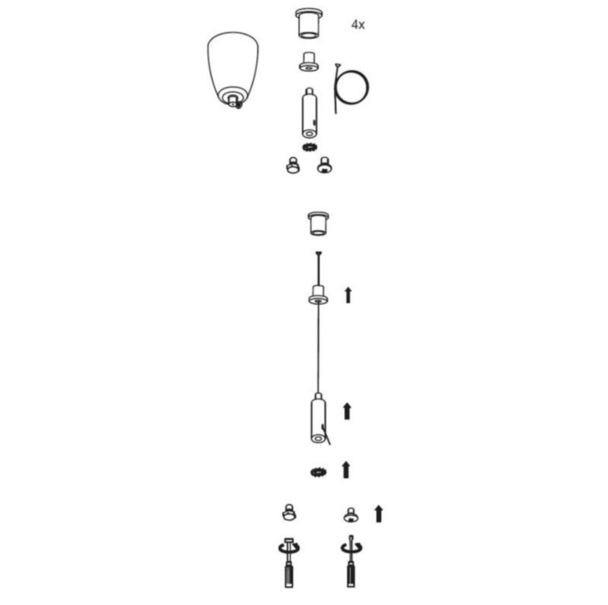 Mekaaninen lisätarvike Modus ripustus - MEKAANINEN LISÄTARVIKE MODUS ZH/UNI4 VALAISINKIINNIKE