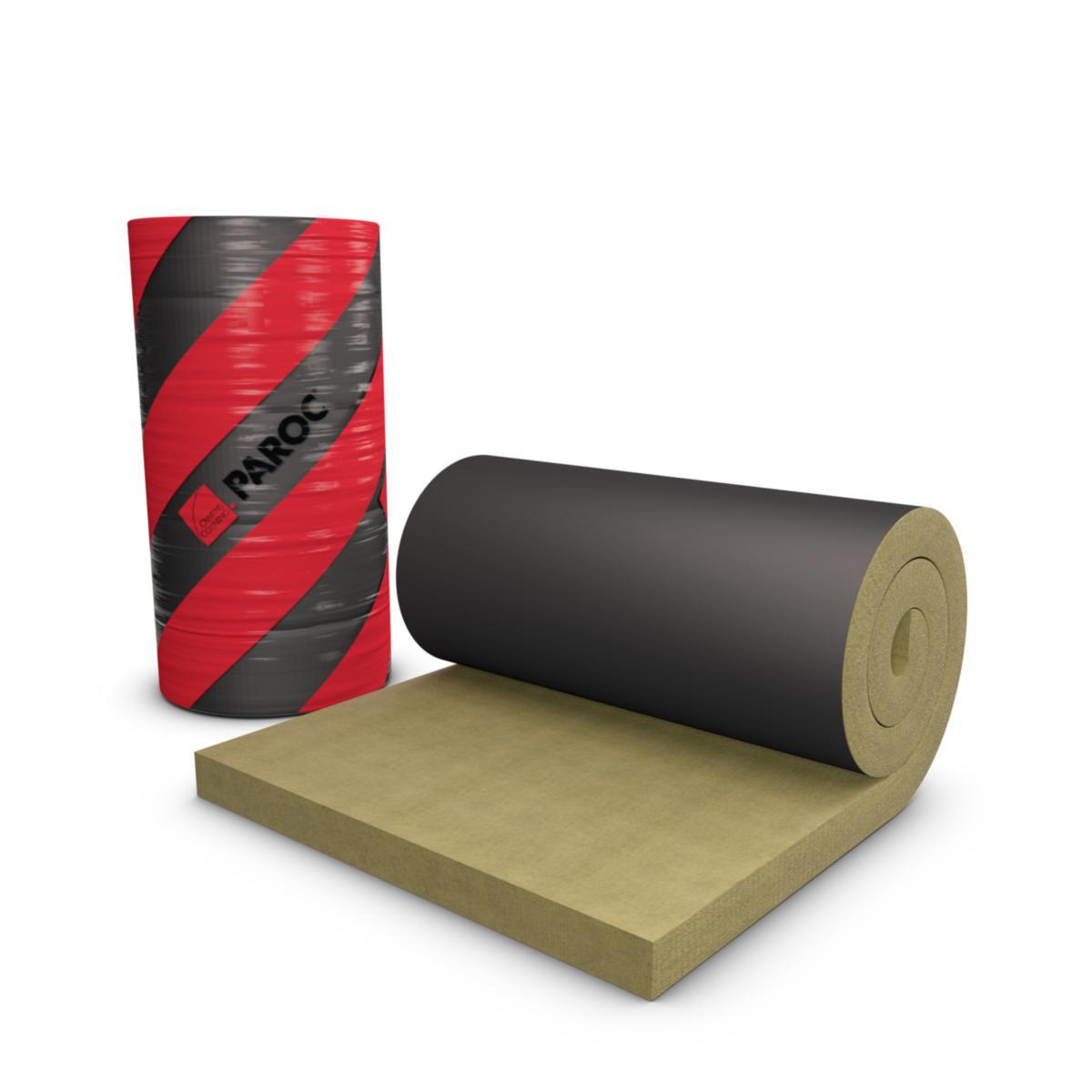 Paloeristysmatto Vect Mat BlackCoat EI60 - PALOMATTO PAROC Vect Mat BlackCoat 100MM EI60