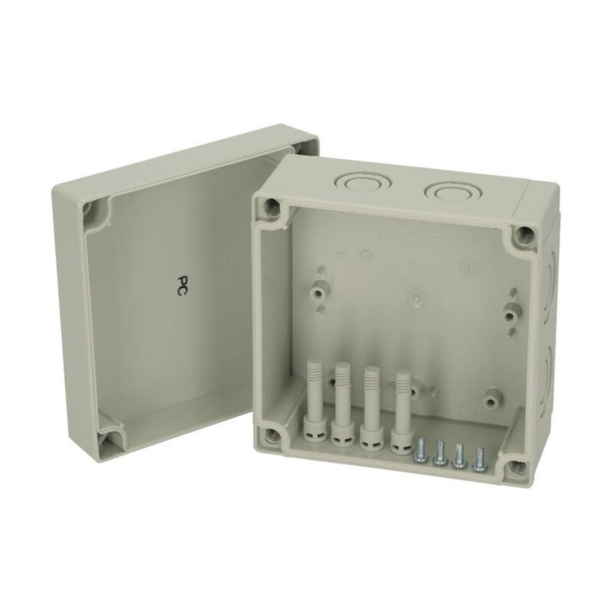 Asennuskotelo MNX PCM 130x130 Fibox - ASENNUSKOTELO PC FIBOX PCM 125/75 G