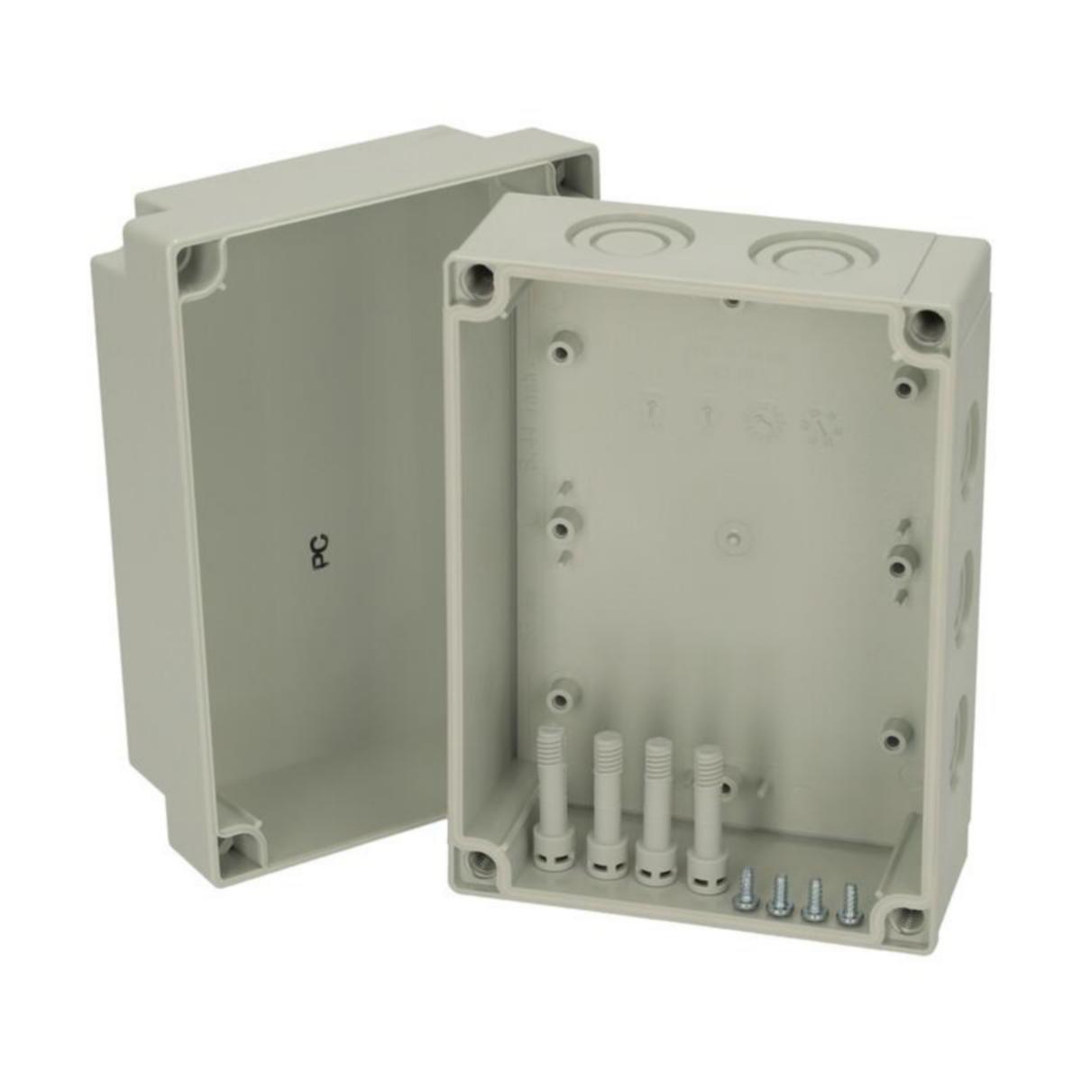 Asennuskotelo MNX PCM 180x130 Fibox - ASENNUSKOTELO PC FIBOX PCM 150/100G 180x130x100