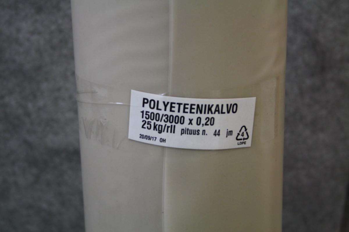 PE-taittokalvo 0.20 mm - RAKENNUSMUOVI 0,20MM 1500/3000 132M2/RLL