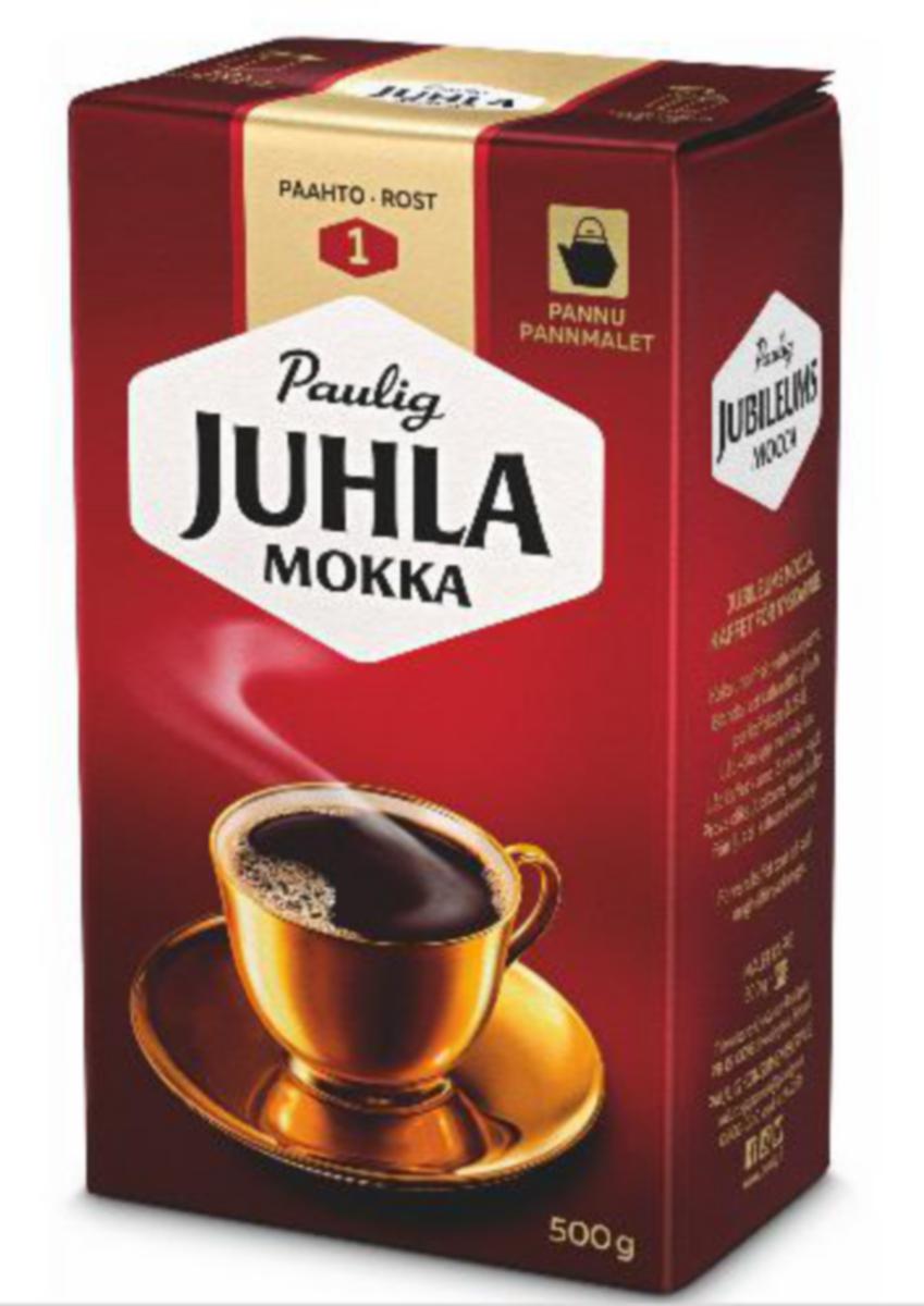Kahvi Paulig Juhla Mokka 500g - KAHVI 500G JUHLA MOKKA PAULIG PANNUJAUHATUS
