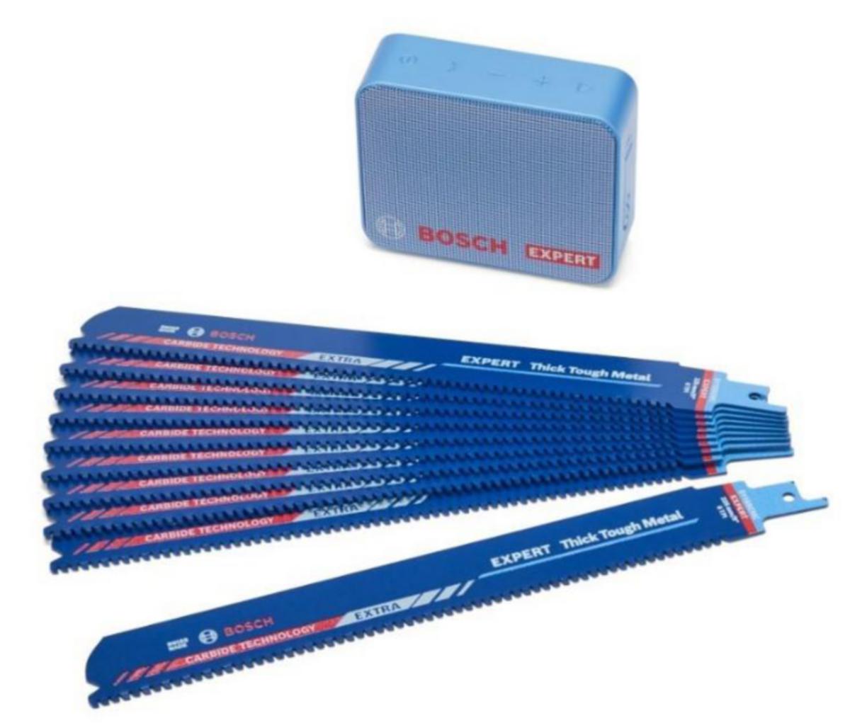 Puukkosahanterä Bosch S1155CHC Thick tough metal +JBL GO -kaiutin - PUUKKOSAHANTERÄ BOSCH S1155CHC 10KPL+JBL GO