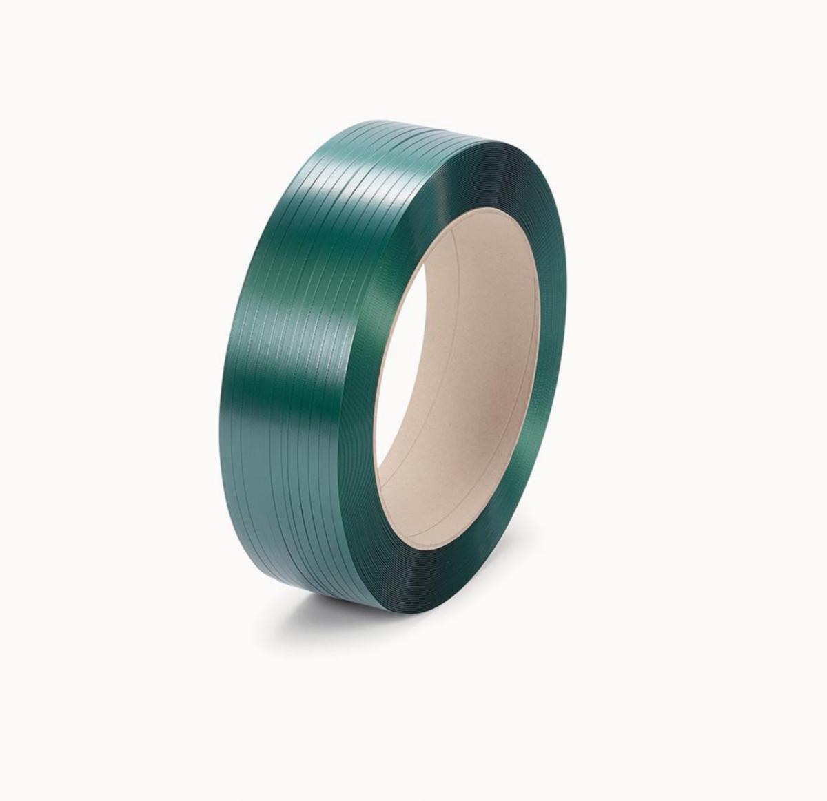 PET-vanne Telpak - PET-VANNE 19X1MM 1000M TUPLAKUVIO CORE 406MM VIHREÄ