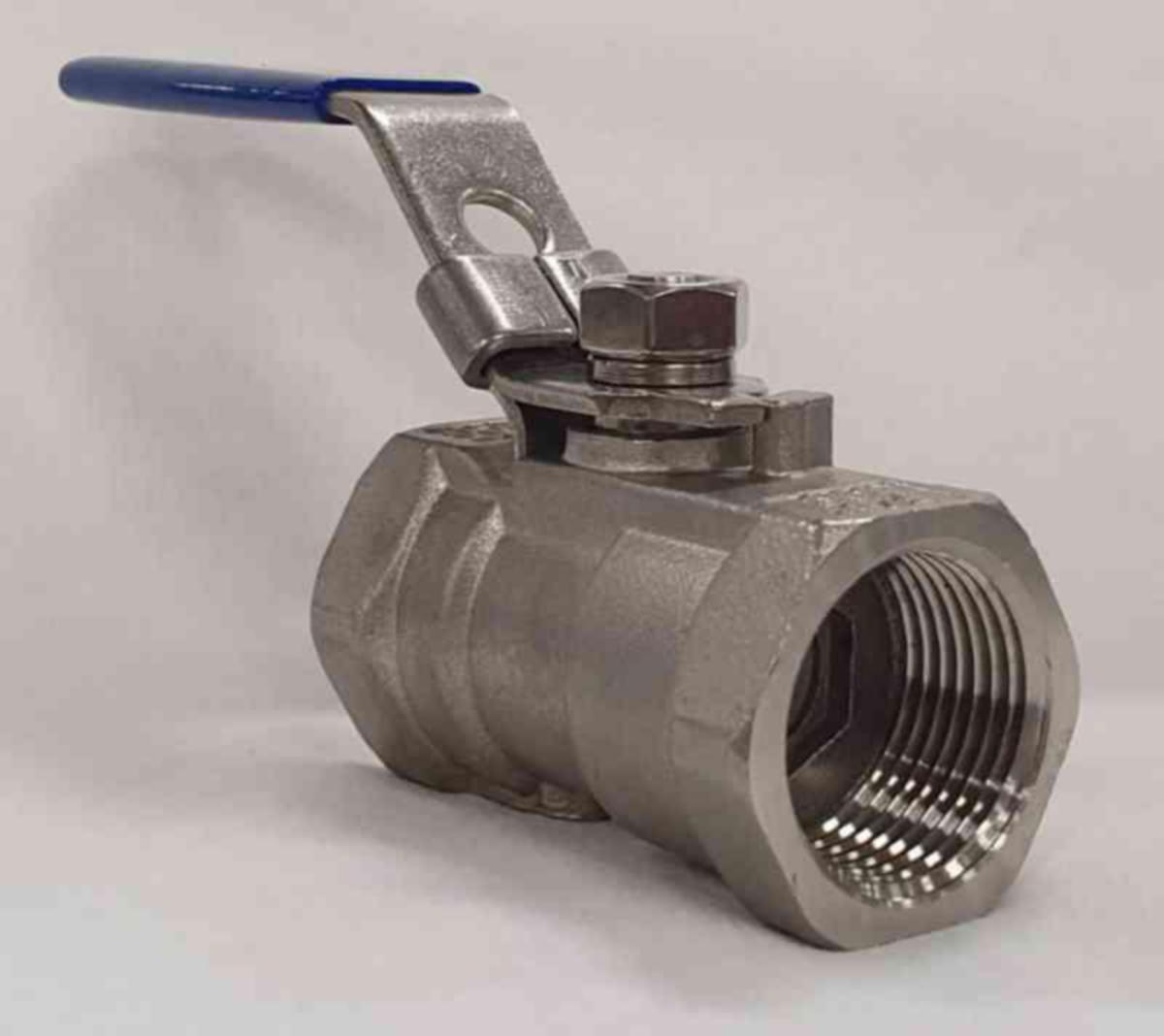 Palloventtiili 1-osainen HST sk/sk - PALLOVENTTIILI HST1-OS SK/SK 3/8" PN63 SUP.AUKKO PTFE