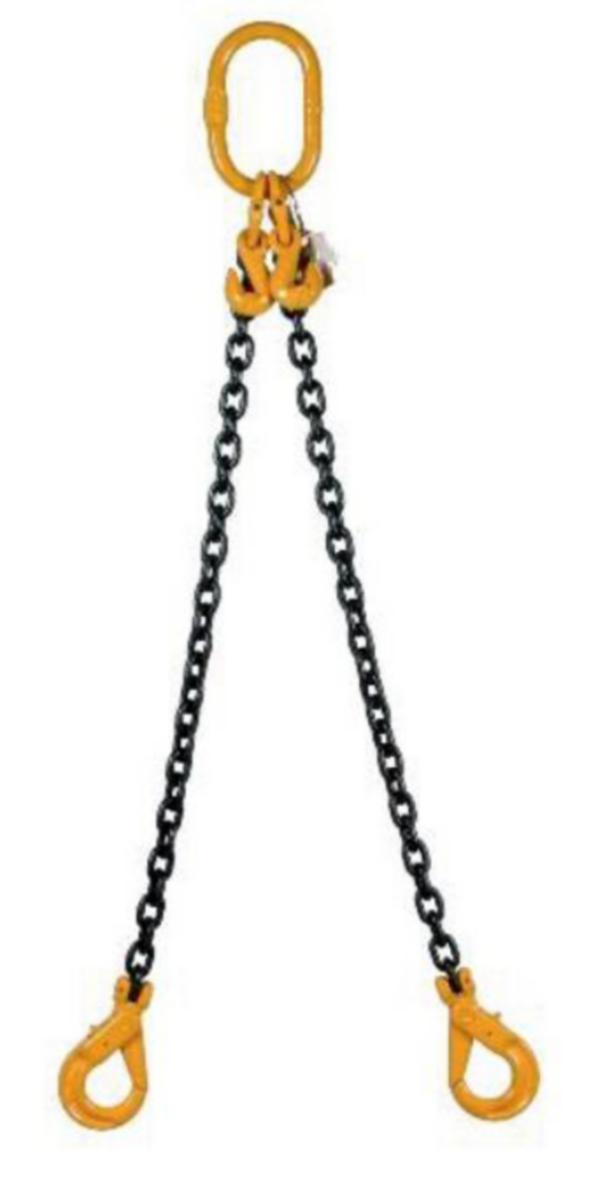 Nostoketjuyhdistelmä Fibroc 8mm/2-h/3m/2.8T kantolaukussa - NOSTOKETJUYHD. 2-H 8MM 3M NKYS08203LV VK+LK 2.8T LAUKKU