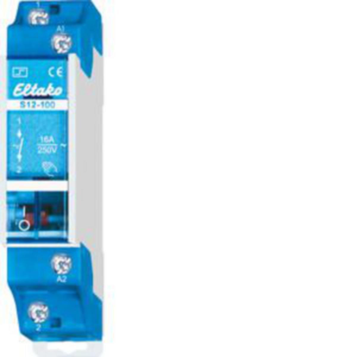 Sysäysrele S12-100-230V Eltako - SYSÄYSRELE ELTAKO S12 1S 16A/230VAC DIN