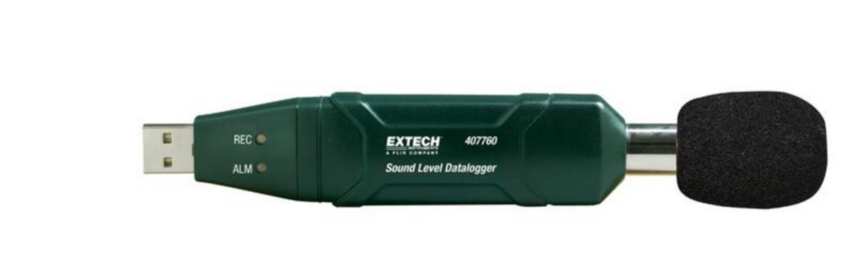 Desibelidataloggeri 407760 Extech - DESIBELIMITTARI EXTECH DATALOGGERI 30-130dB