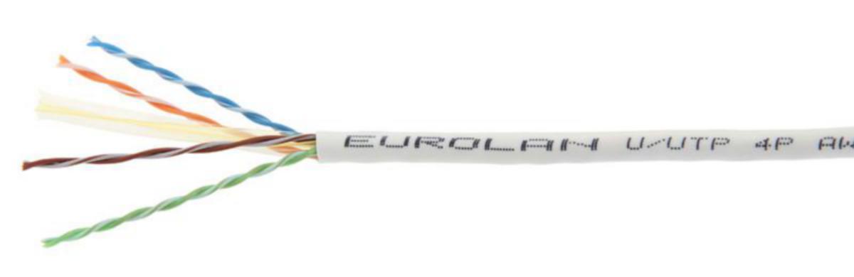 Tietoverkkokaapeli Eurolan CAT6 U/UTP SLIM DCA - TIETOVERKKOKAAPELI-CAT6 SLIM EUROLAN U/UTP DCA L305 VAL