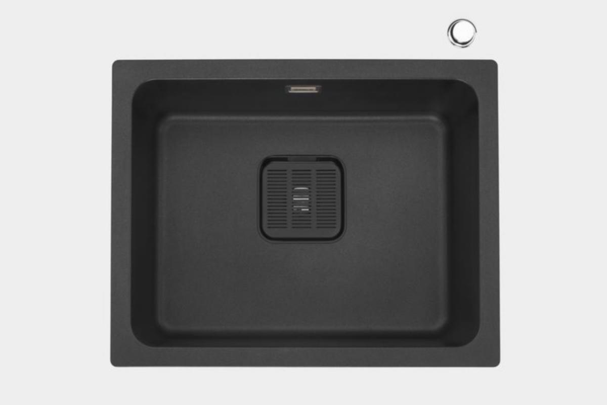 Keittiöallas Stala Combo - KOMPOSIITTIALLAS COMBO CEG-50BF MUSTA, HUULLOSAS.