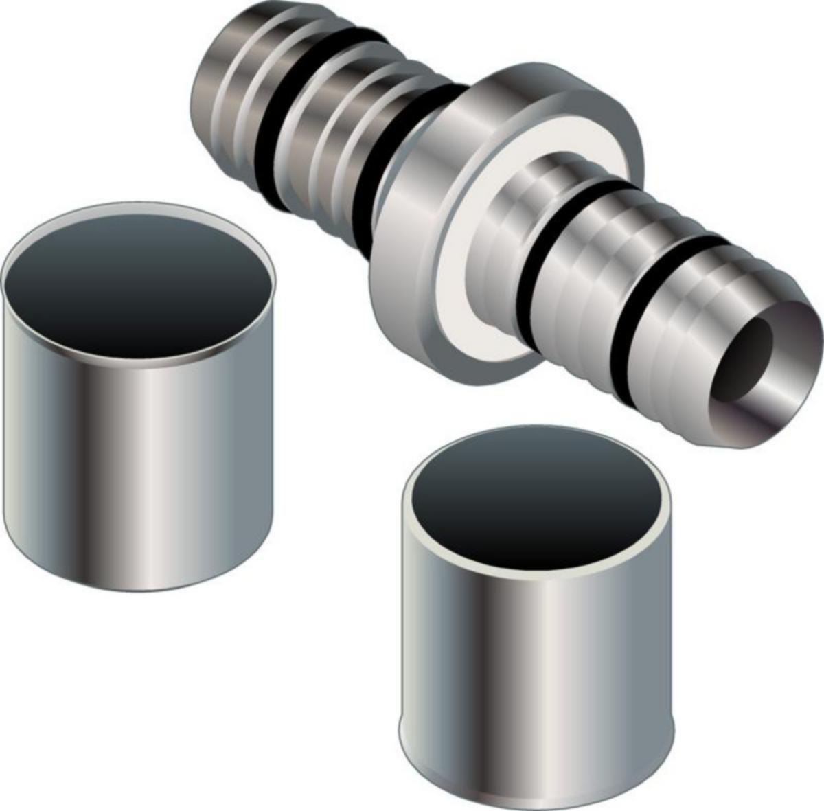 Puristusliitin Wehopress suora - PURISTUSLIITIN SUORA EM WEHOPRESS 25 X 25