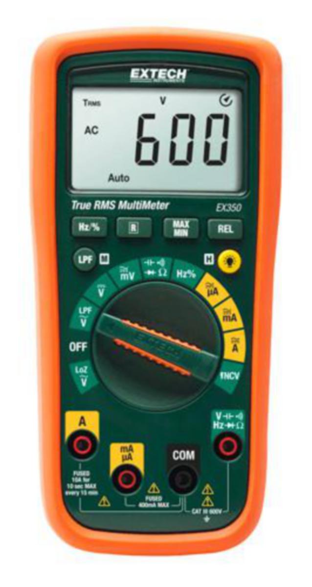 Yleismittari digitaallinen EX350 Extech - YLEISMITTARI DIGITAAL EXTECH TRMS NCV 11-TOIMINTOA