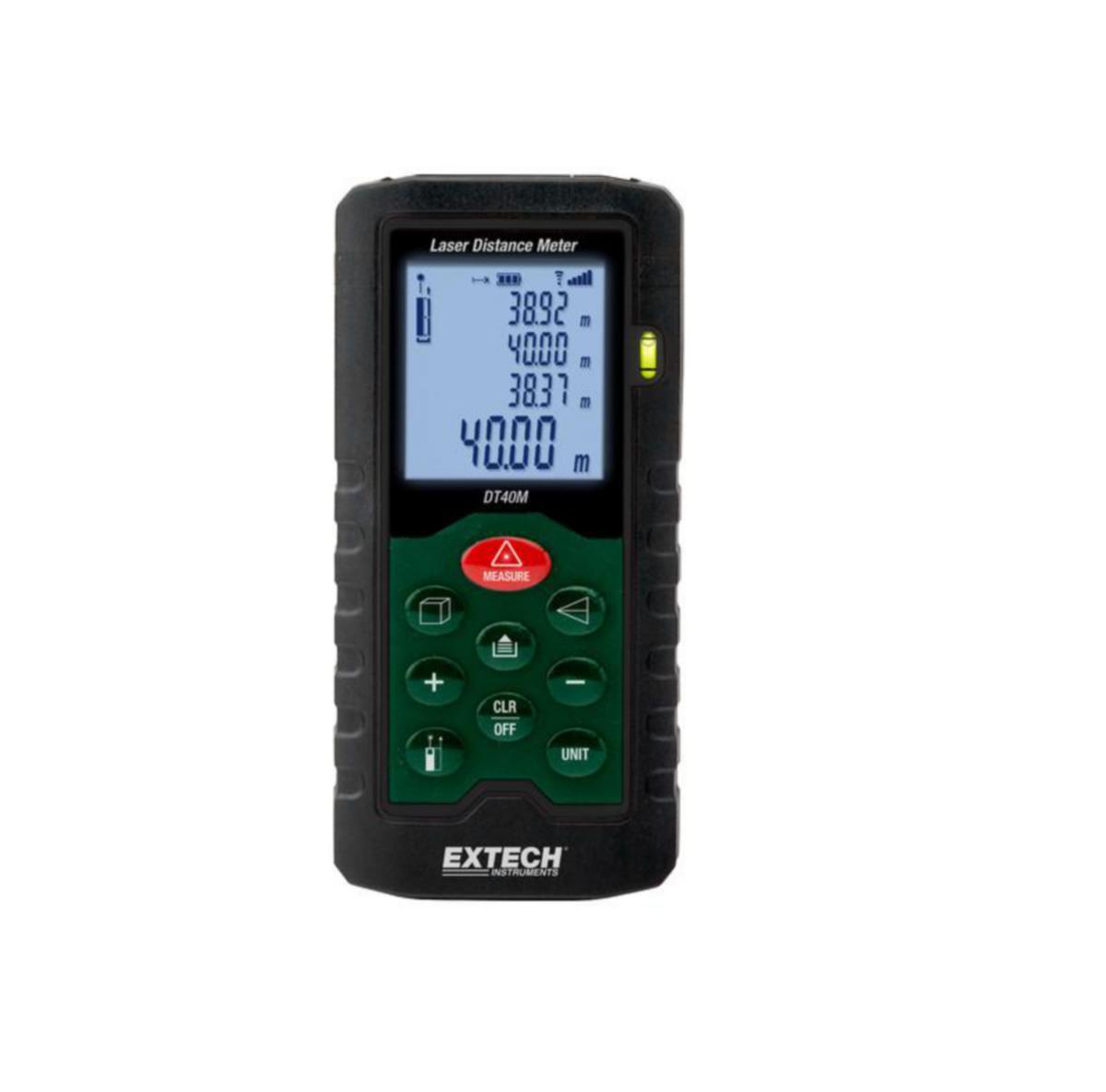 Etäisyysmittari DT40M Extech - ETÄISYYSMITTARI EXTECH LASER 40m LCD