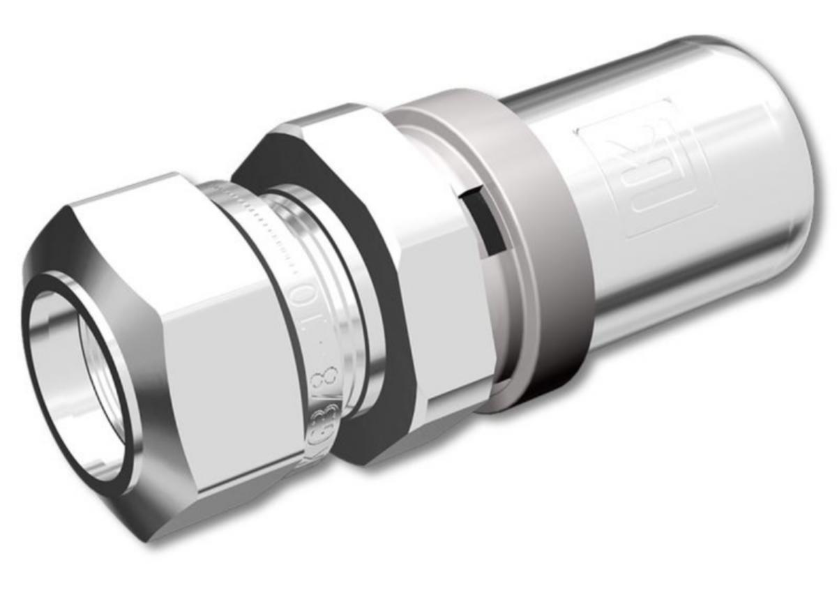 Suoraliitin LK PressPex AX16xCU - PURISTUS-/PUSERRUSLIITIN SUORA AX16-CU10 ("UK) LK