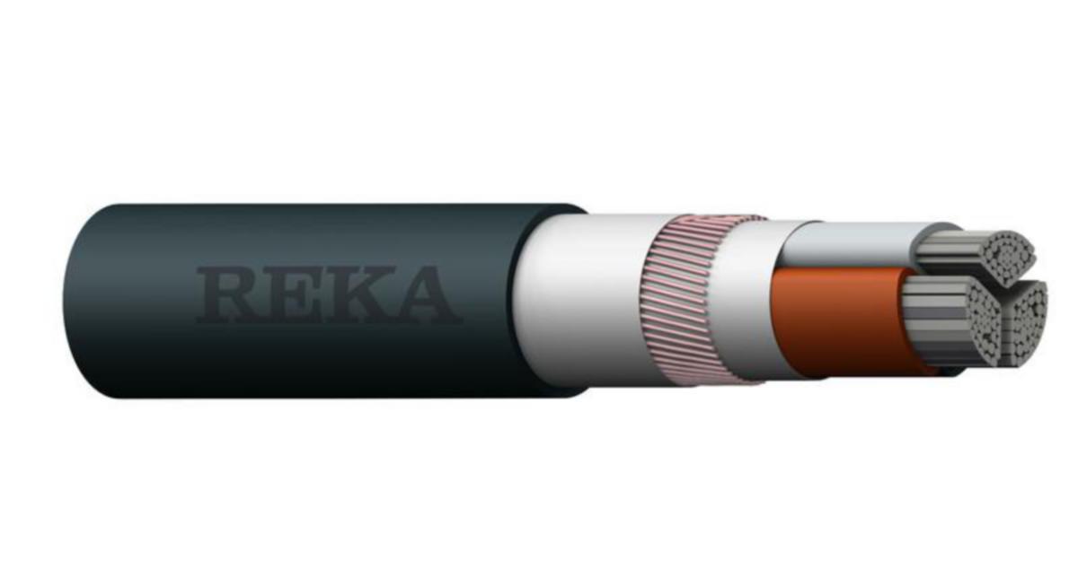 Alumiinivoimakaapeli Reka AMCMK Eca - ALUMIINIVOIMAKAAPELI REKA AMCMK 3x240/72 Eca K500