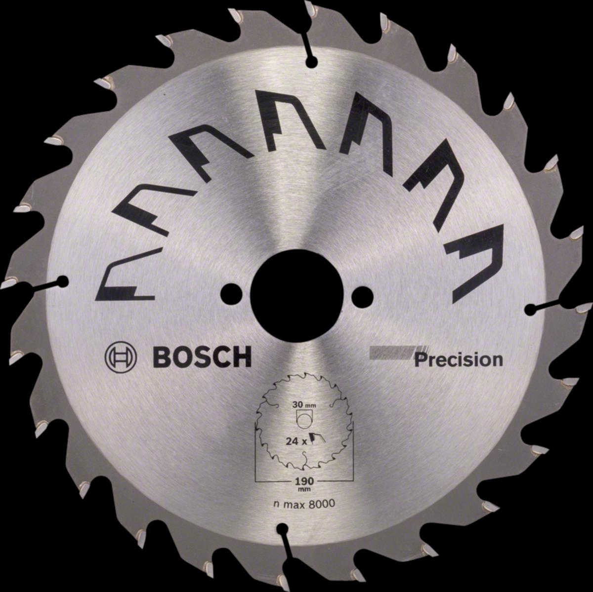 Pyörösahanterä Bosch Z24 - PYÖRÖSAHANTERÄ BOSCH 190X2X30MM, Z24