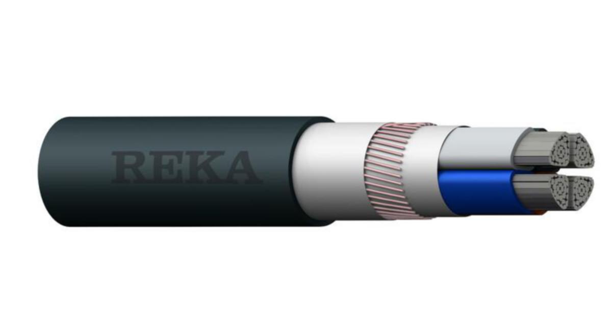 Alumiinivoimakaapeli Reka AMCMK Eca - ALUMIINIVOIMAKAAPELI REKA AMCMK 4x185/57 Eca K500