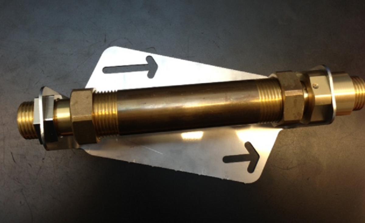 Vesimittariteline DN15 takaiskuventtiilillä - VESIMITTARITELINE DN15 L=110 A-COLLECTION