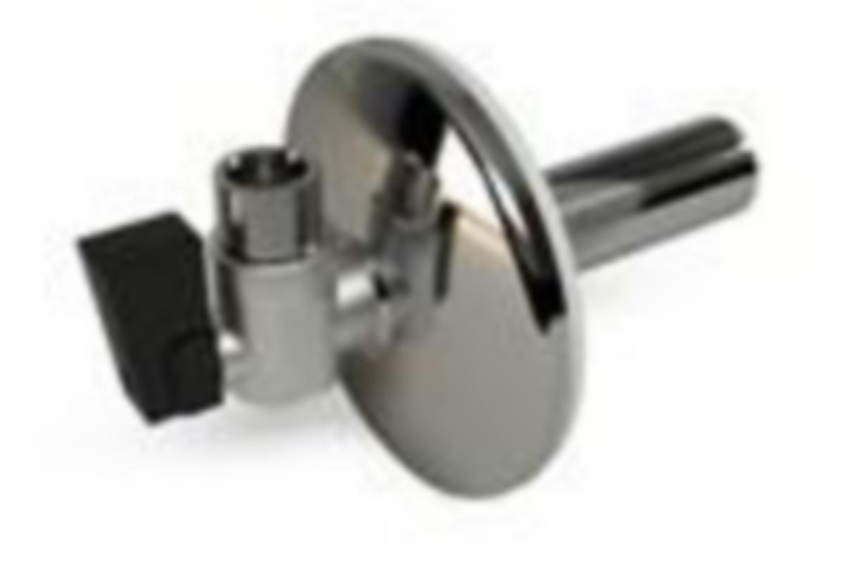 Kytkentäliitin LK 3/8" uk kulmasululla - KYTKENTÄLIITIN CU10 UK KULMASULULLA