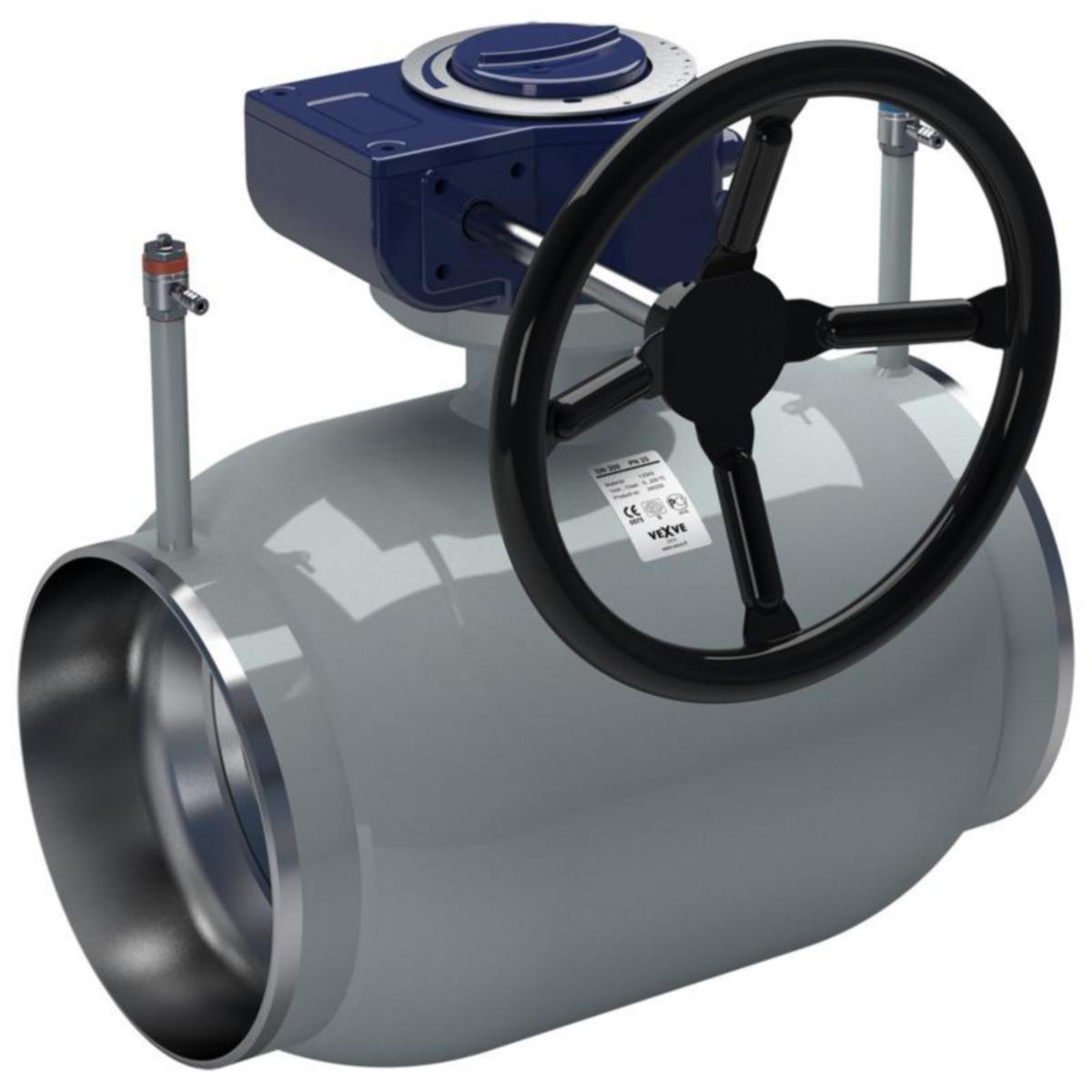 Linjasäätöventtiili Vexve hitsattava HST käsivaihteella - LINJASÄÄTÖVENTTIILI HST DN200 PN25 HITS KÄSIVAIH VEXVE