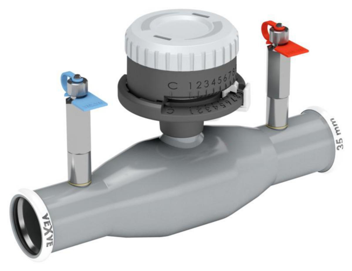 Linjasäätöventtiili Vexve X HST puristusliitoksin - LINJASÄÄTÖV. PUR.LIIT. HST 54MM/DN50 PN16 VEXVE