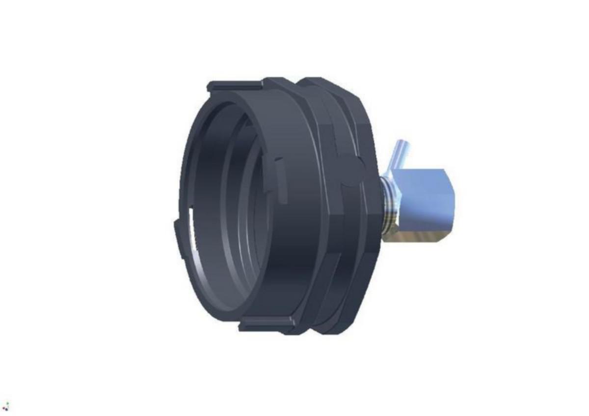 Hattu Uponor ilmaruuvilla PPM Aqua Plus PPSU - HATTU PPM 1" UPONOR ILMAUSNIPALLA PPSU