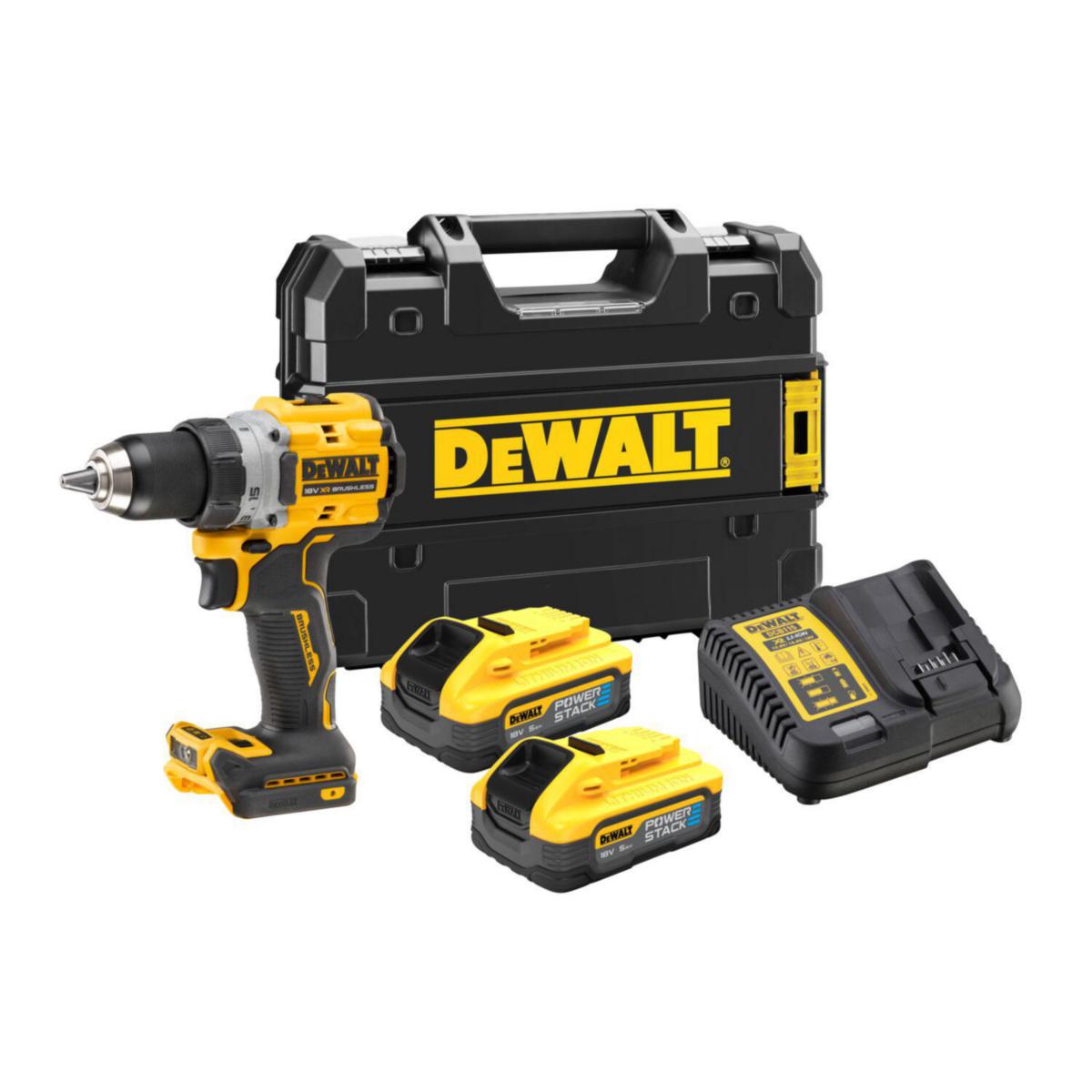 Akkuporakone Dewalt DCD800H2T - AKKUPORAKONE PS + TSTAK DEWALT 18V XR 90NM 2X5AH
