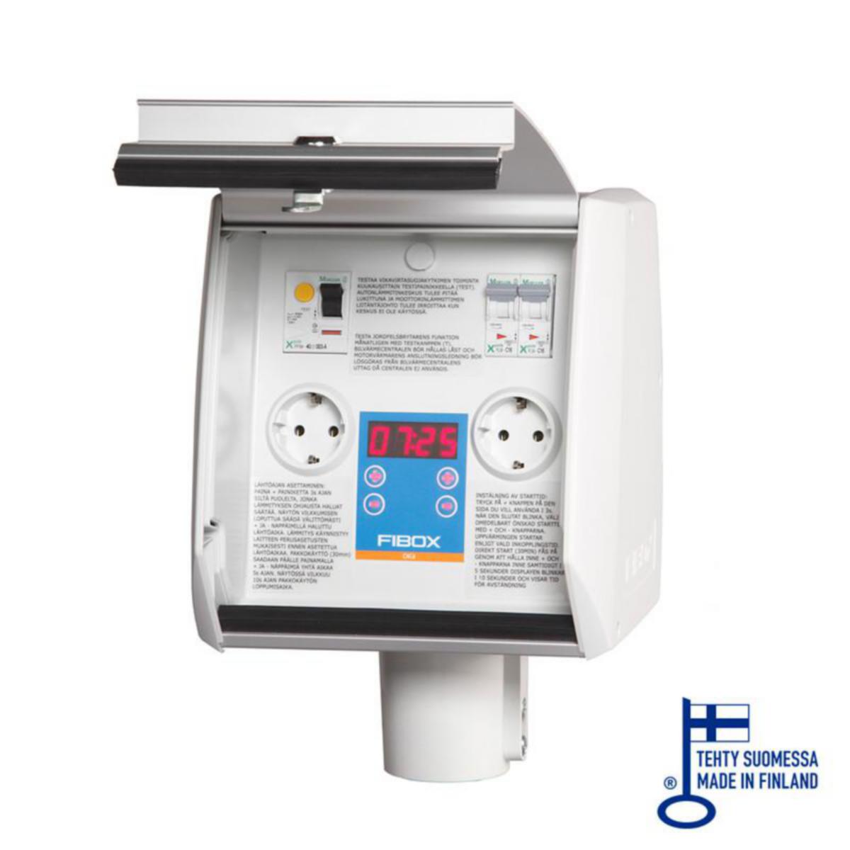 Piharasia Fibox PIHA DIGI - PIHARASIA DIGI FIBOX 2A2J1V DAL 2xPR ALUMIINI IP44