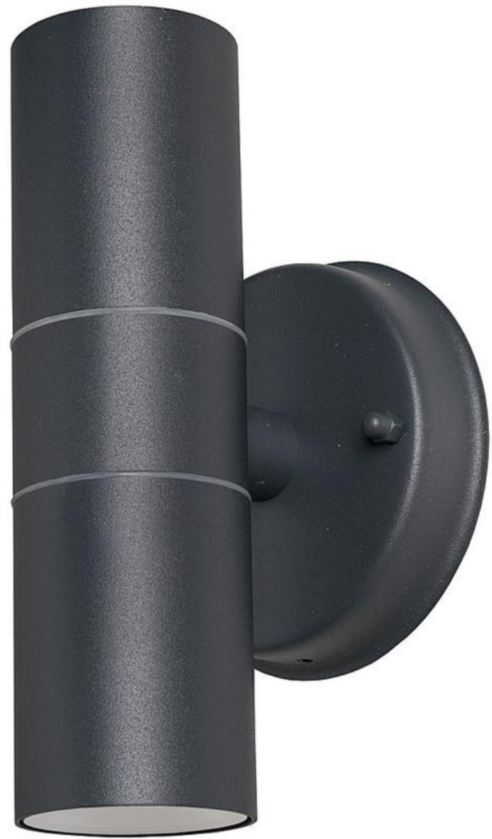 Seinävalaisin ulko Airam Alppila Double - SEINÄVAL ULKO ALPPILA DOUBLE IP44 2XGU10 GLC ANT