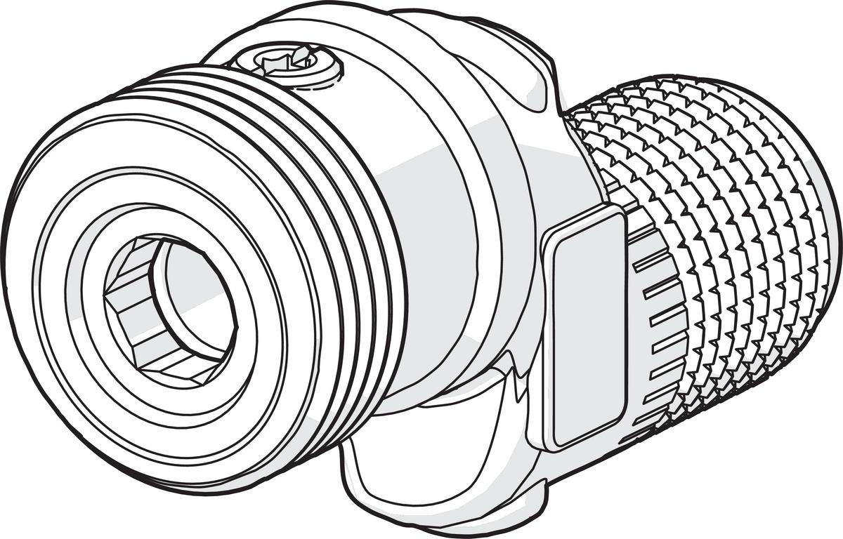 Epäkeskoliitinpari sululla Oras 281207/2 - EPÄKESKOLIITINPARI SULUIN 1/2-3/4 SIIRTO 16MM 281207/2