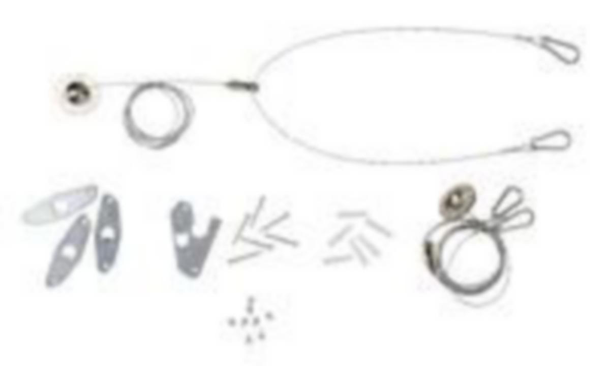 Vaijeriripustussarja Airam Plata - MEKAANINEN LISÄTARVIKE PLATA PLATA VAIJERIRIPUSTUSSARJA