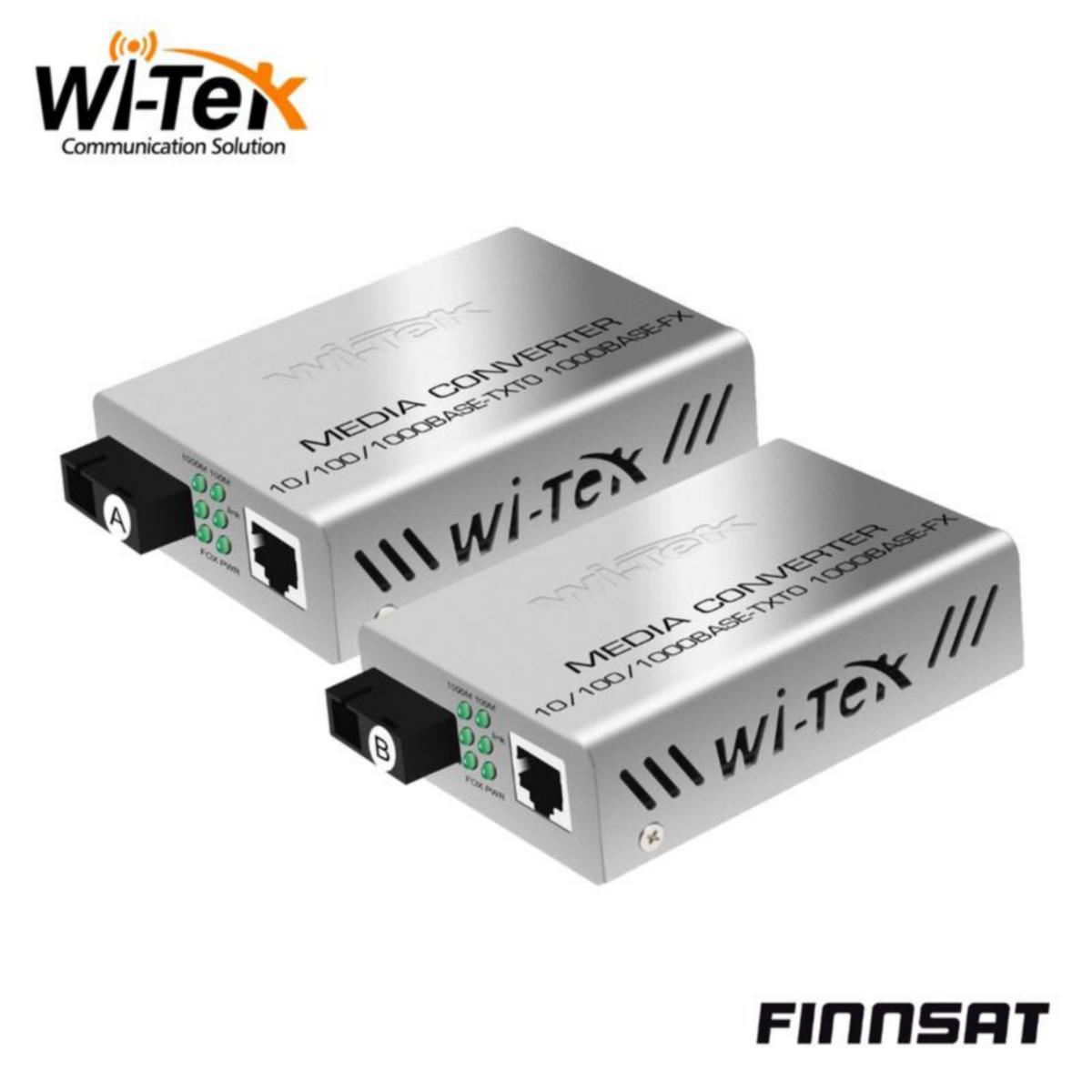Mediamuunnin Wi-Tek - MEDIAMUUNNIN WI-TEK TX/RX 25KM SC SM-RJ45 1000MB