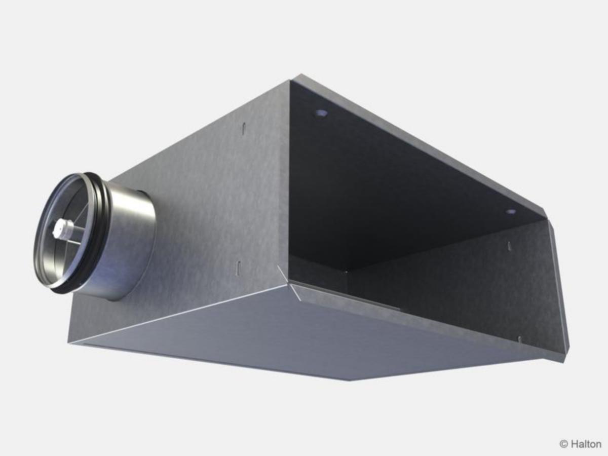 Tuloilmalaatikko Halton TLC, TLB, sivuliitäntä - TULOILMALAATIKKO TLB/TLD/E 200, LIIT. SIVUSTA