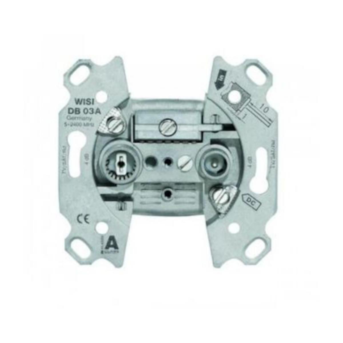 Antennirasia Wisi - ANTENNIRASIA WISI PÄÄTTYVÄ RASIA 4,5DB 5-2400MHZ