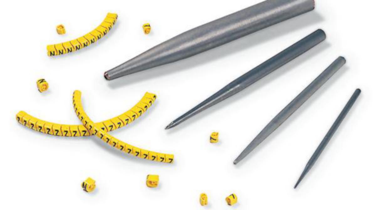 Asennuspuikot johdinmerkeille HellermannTyton - MERKINTÄTYÖKALU TJC1-3