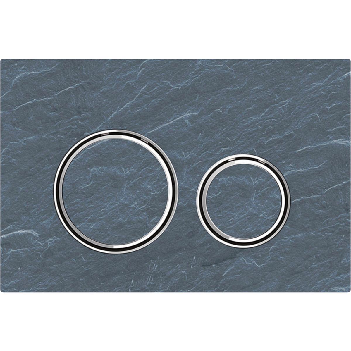 Huuhtelupainike Geberit Sigma 21 2-H - HUUHTELUPAINIKE SIGMA50 2-H ROUND MUSTANG-LIUSKEKIVI