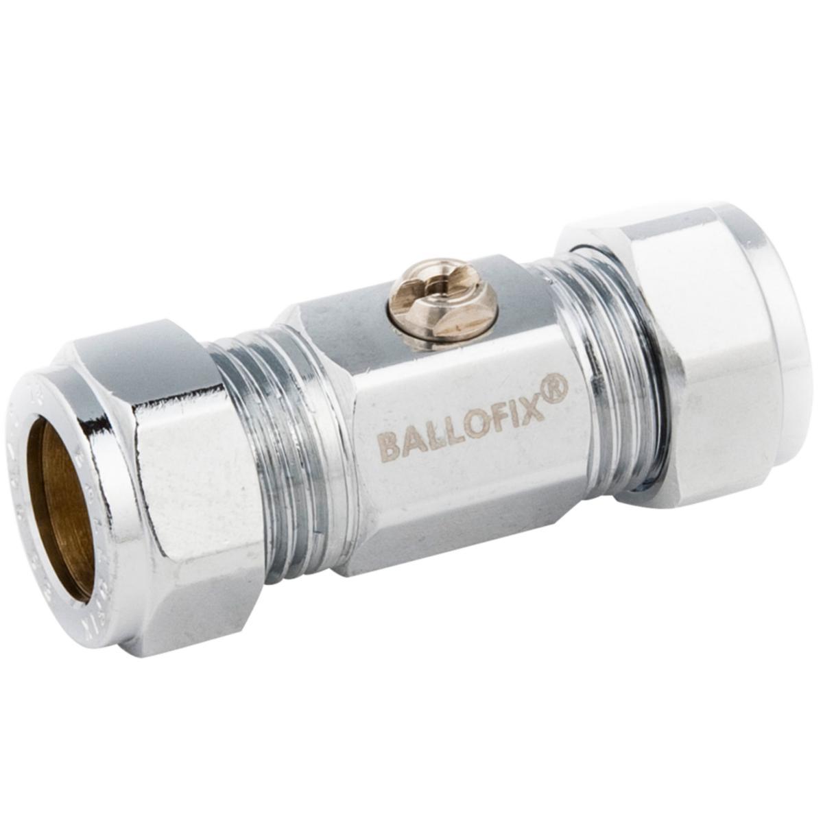 Kuulasulkuventtiili Ballofix pus/pus - KUULASULKUVENTTIILI PUS 15-15 PN10 381085