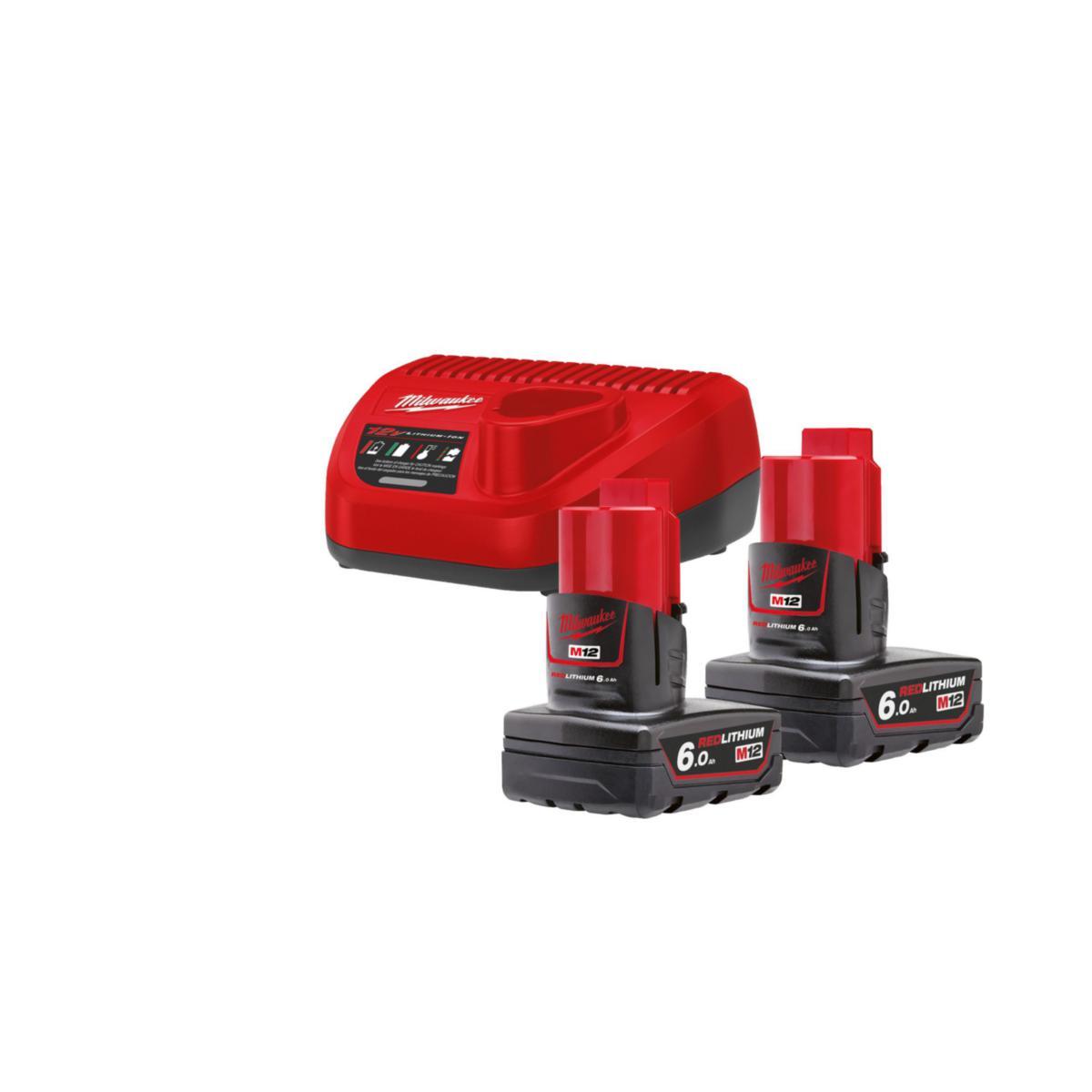 Akkupaketti Milwaukee M12 NRG-602 - AKKUSETTI MILWAUKEE M12 NRG-602