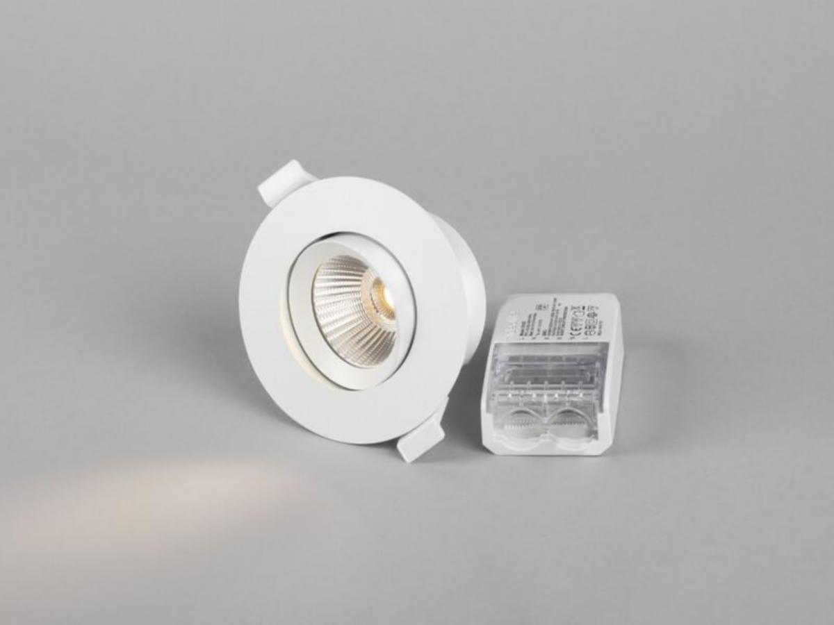 Alasvalo Hide-a-lite Optic G2 Quick - ALASVALO OPTIC G2 IP44 500LM 6W 930 DIM WH TILT