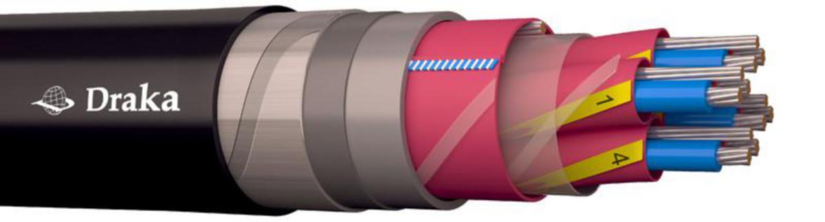 Instrumentointikaapeli Draka Afumex JAMAK ARM - INSTRUMENTOINTIKAAPELI DRAKA JAMAK ARM 4x(2+1)x Dca K1000