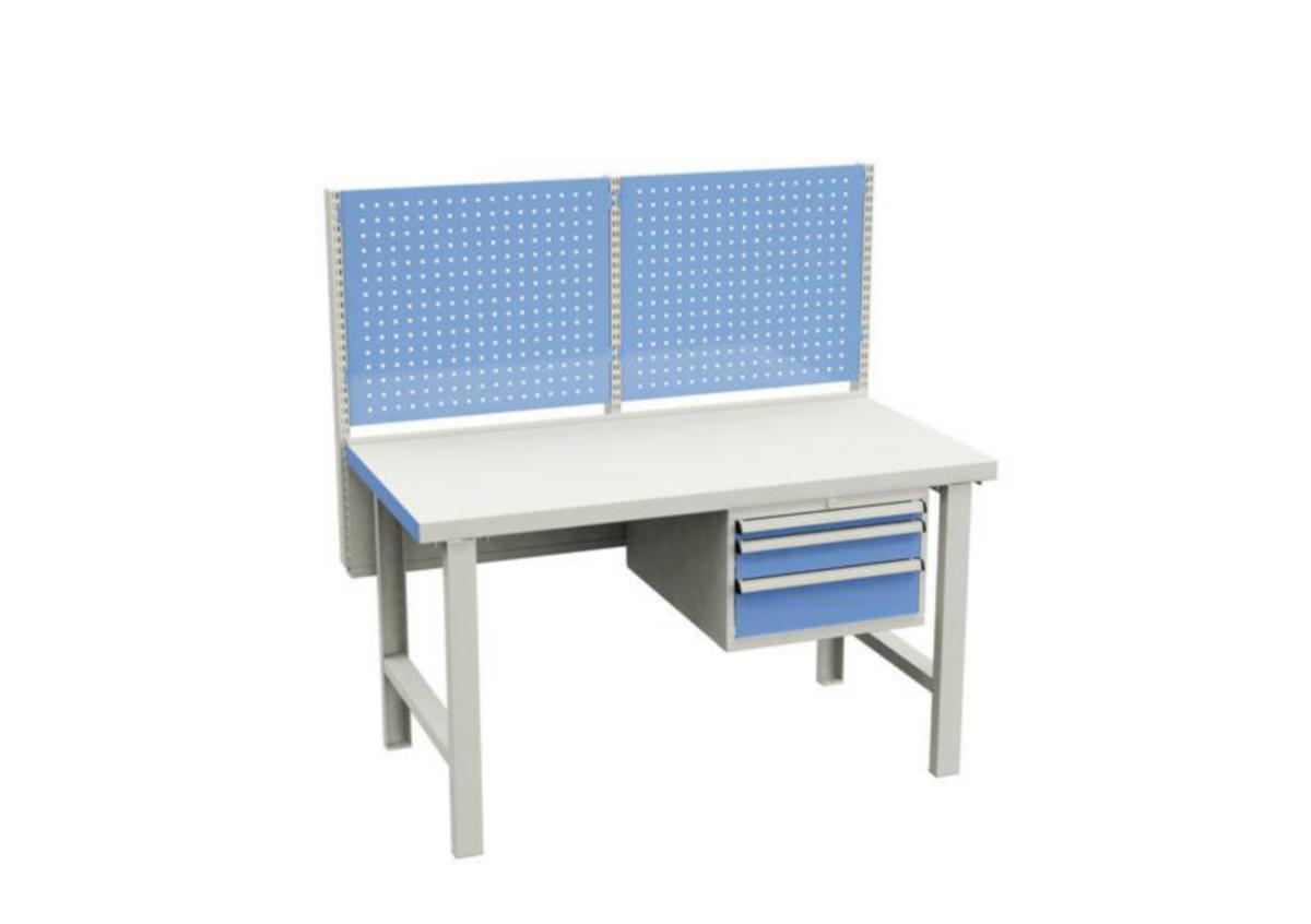 Työpiste Treston Workshop - WORKSHOP-TYÖPISTE 1500X750X850 TRESTON 750KG TERÄS TAUSTALEVY