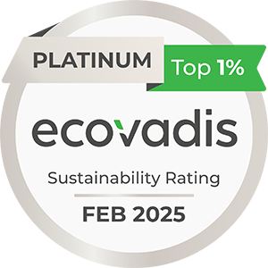 EcoVadis-tuloksemme on platina